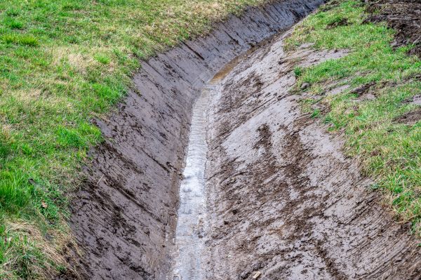 Drainage Ditch Repair in Mansfield