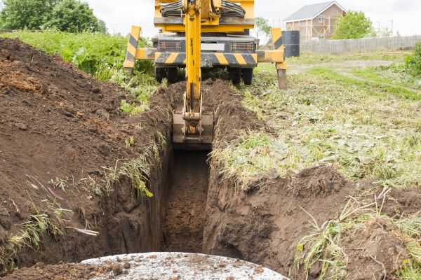 Drainage Trench Installation in Mansfield