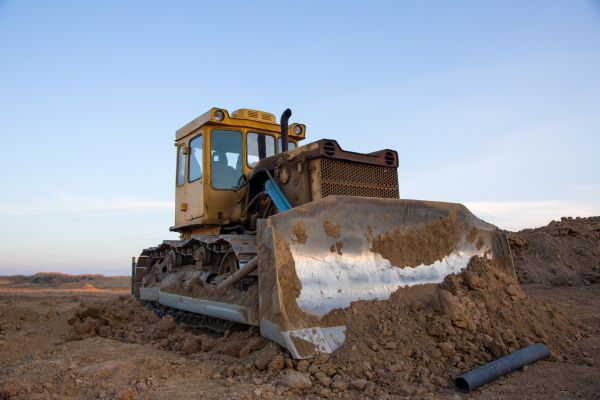 Bulldozer Land Grading in Mansfield