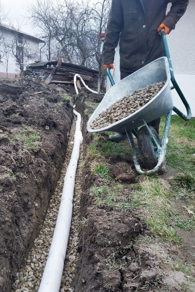 Drain Trenching in Mansfield