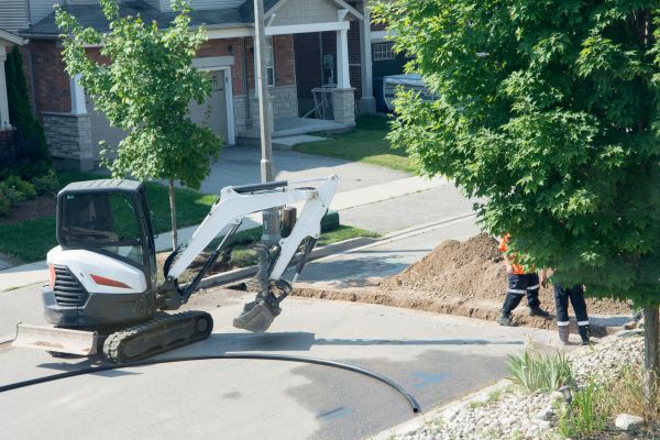 Electrical Line Trenching in Mansfield