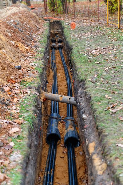 Electrical Line Excavation in Mansfield